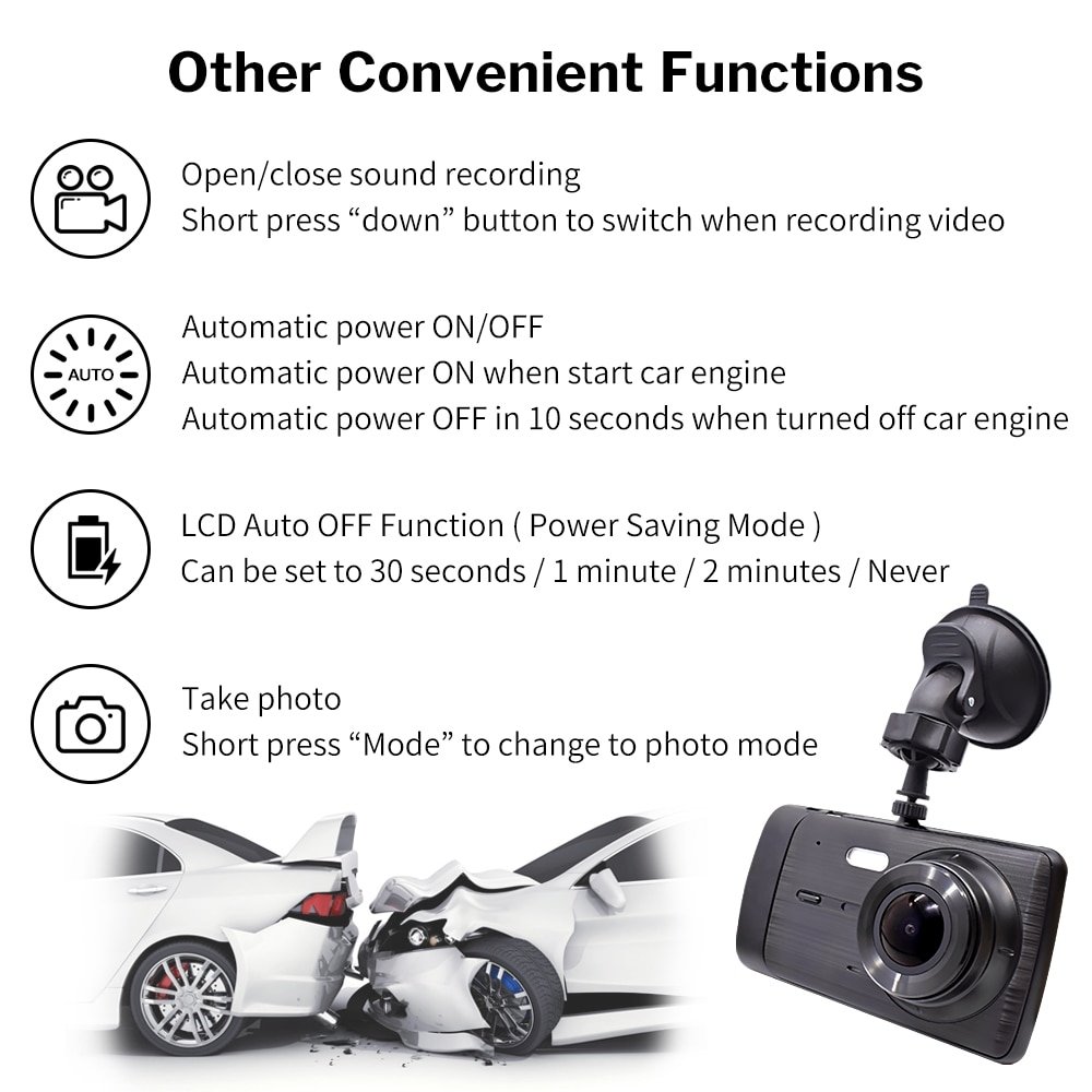 1080P Dash Camera for Cars