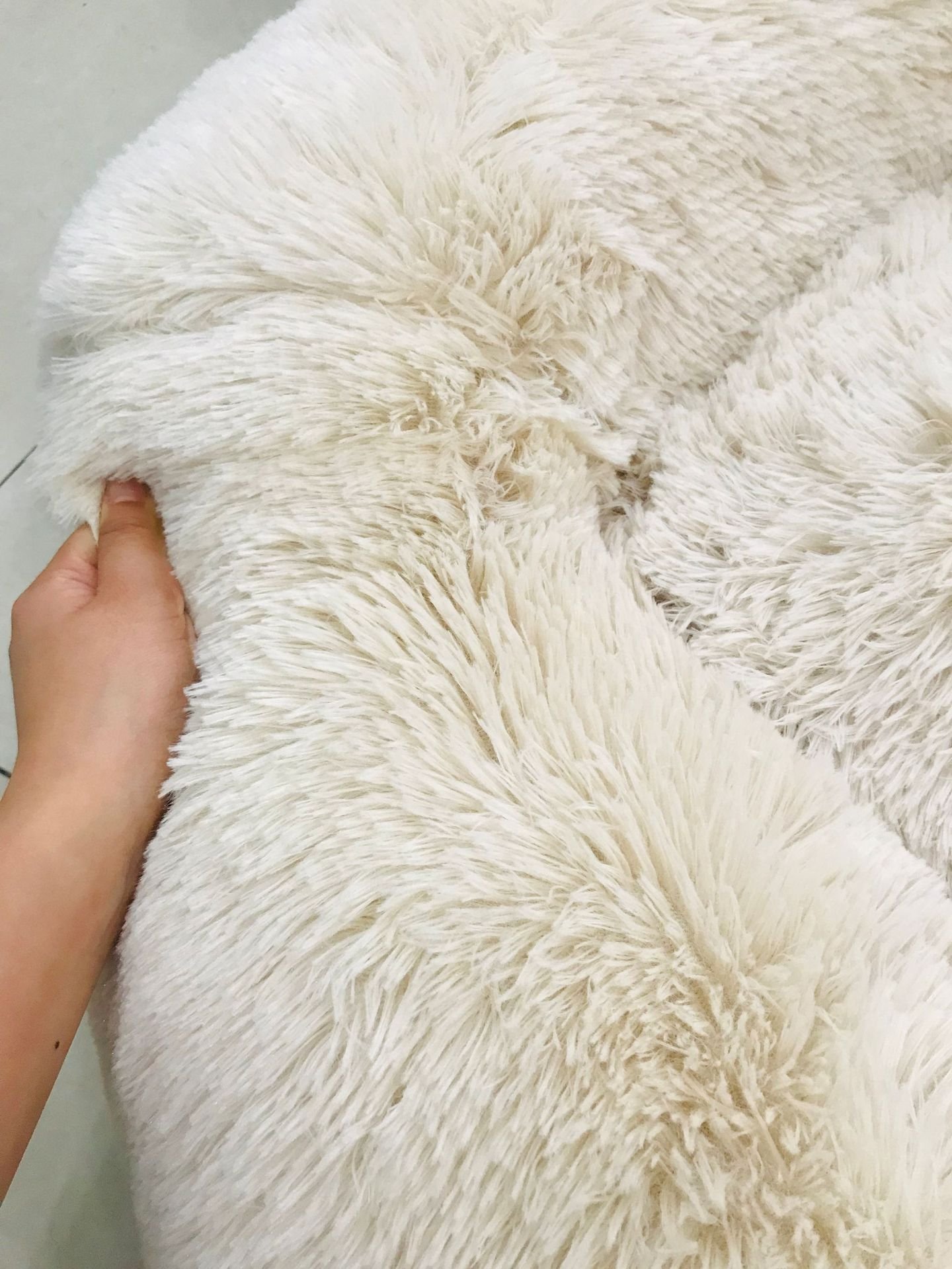 Round Plush Soft Bed for Pets