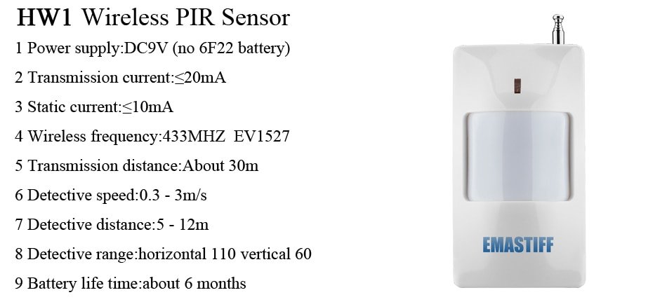 IOS Android APP Wired Wireless Home Security System