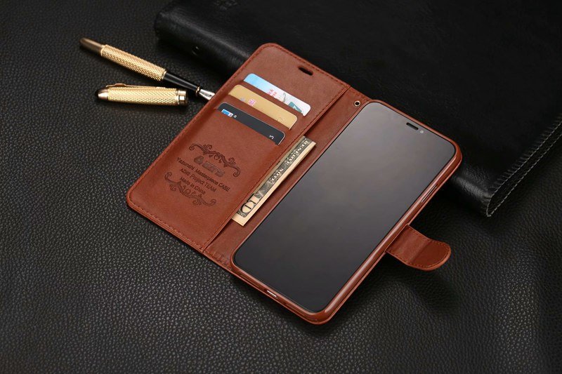 Leather Flip Case for Mobile Phone