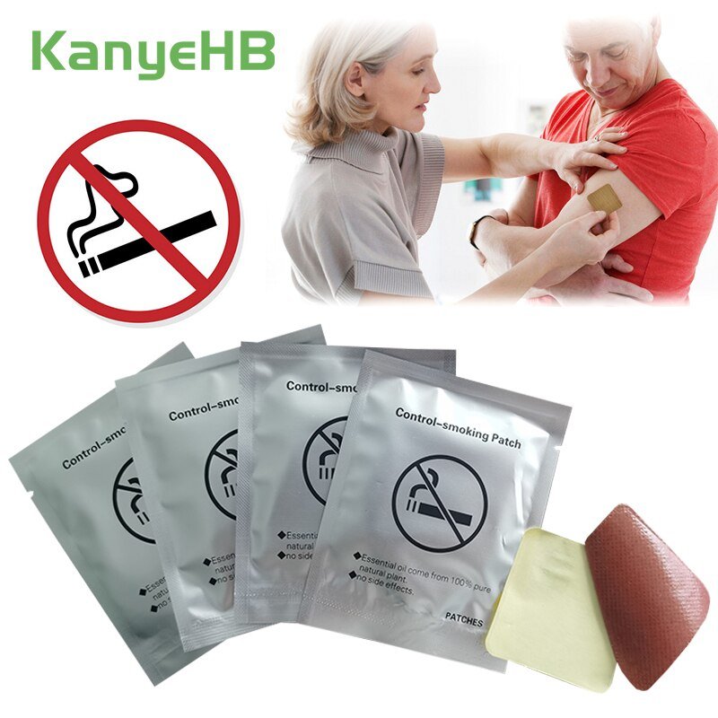 20pcs/4bags 100% Natural Ingredient Anti Smoke Patch Stop Quit Smoking Cessation Chinese Herbal Medical Plaster Health Care A439