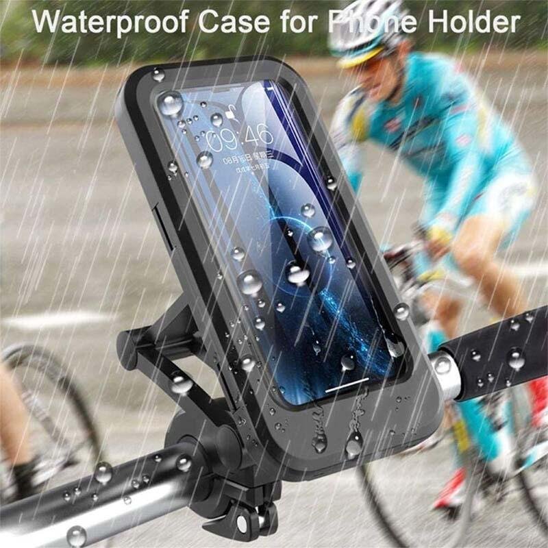 Riding Universal Waterproof Bracket Shockproof Riding 360 Degree Rotation Bike Phone Stand Phone Holder Case Dropshipping