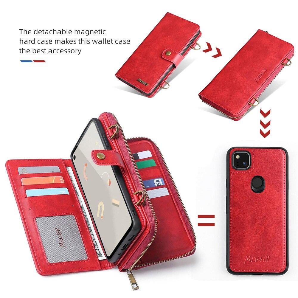 Detachable Wallet Leather Phone Case For XiaoMi 10 10Pro 5G RedMi 8 9 Note8 Note9 Note8Pro Note9Pro Note10 Note10Pro Poco X3 M3