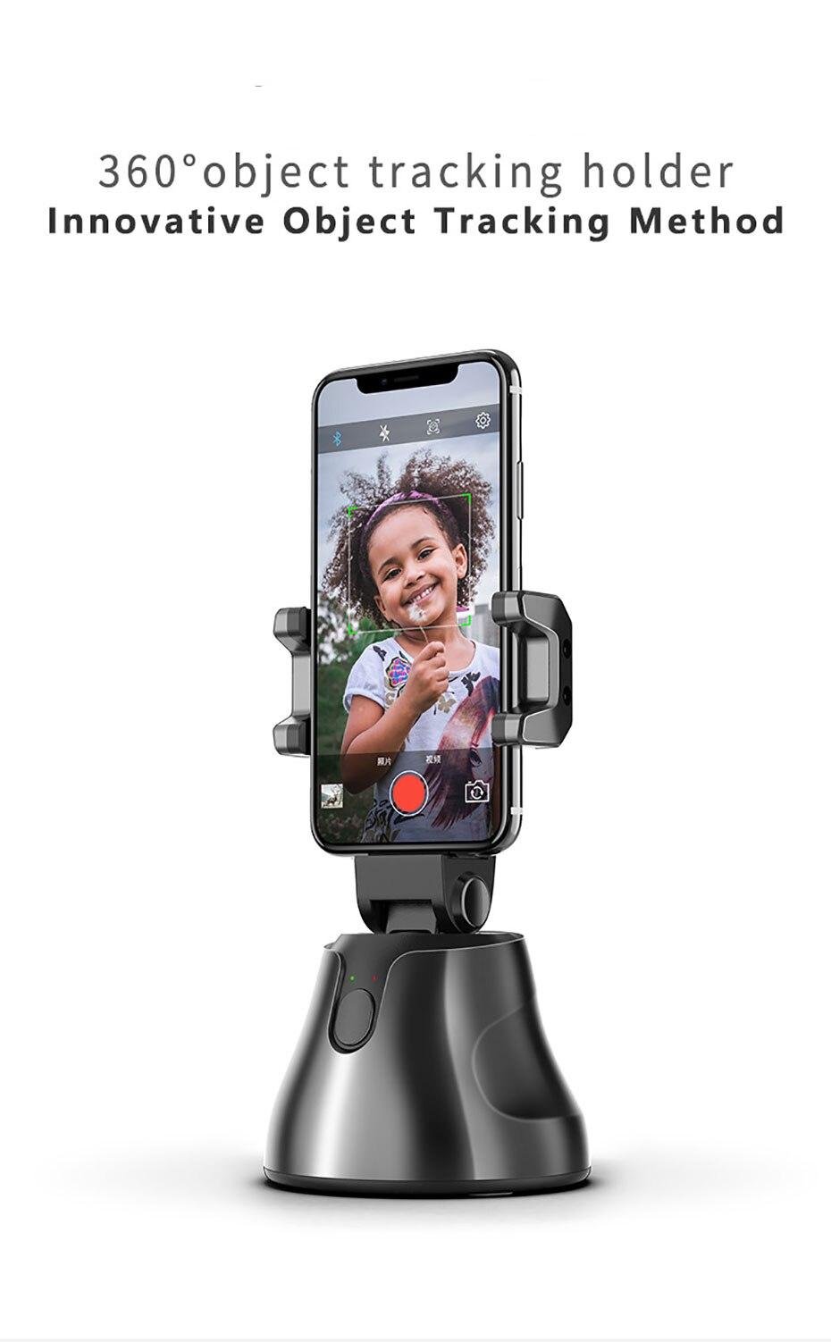 Apai Genie Auto Smart Shooting Selfie Stick 360° Object Tracking Holder All-in-one Rotation Face Tracking Camera Phone Holder