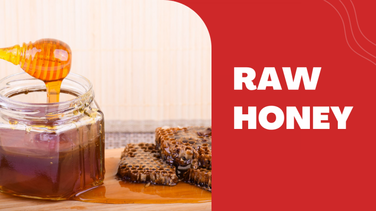 Raw honey and honeycombs