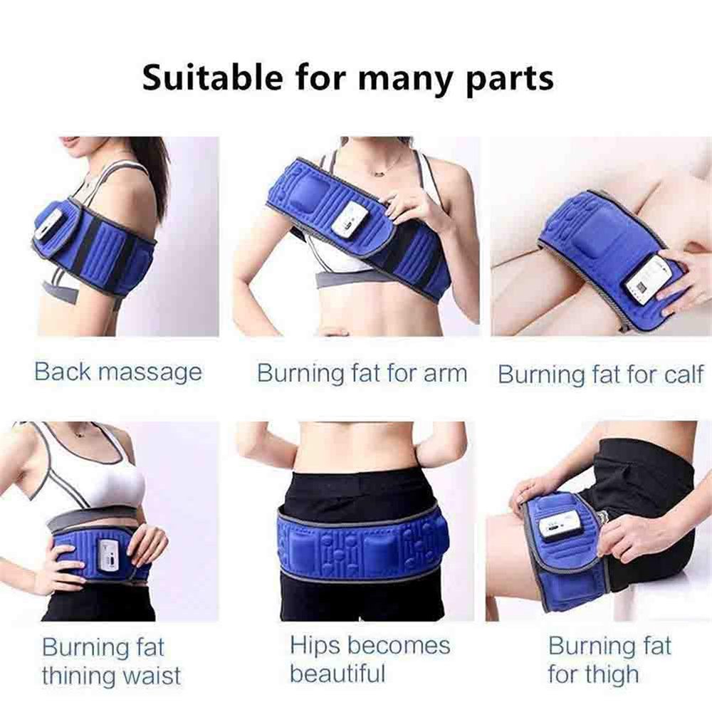 Slimming Belt X5 Times  Electric Vibration Fitness Massager Machine Lose Weight Burning Fat Abdominal Muscle Stimulator For Hip
